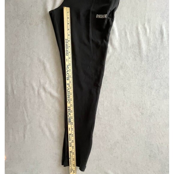 Gymshark Knit Joggers Mens Size L Black Zip Ankle Tapered Leg Athletic Pants NEW - Picture 10 of 11